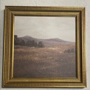 Threshold 12x12 Prairie Landscape Framed Canvas